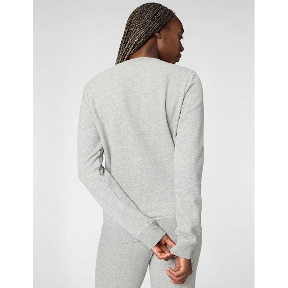 Nike Sportswear Club Fleece Crewneck Sweatshirt Grey DQ5473-063 Womens XS - Picture 2 of 3
